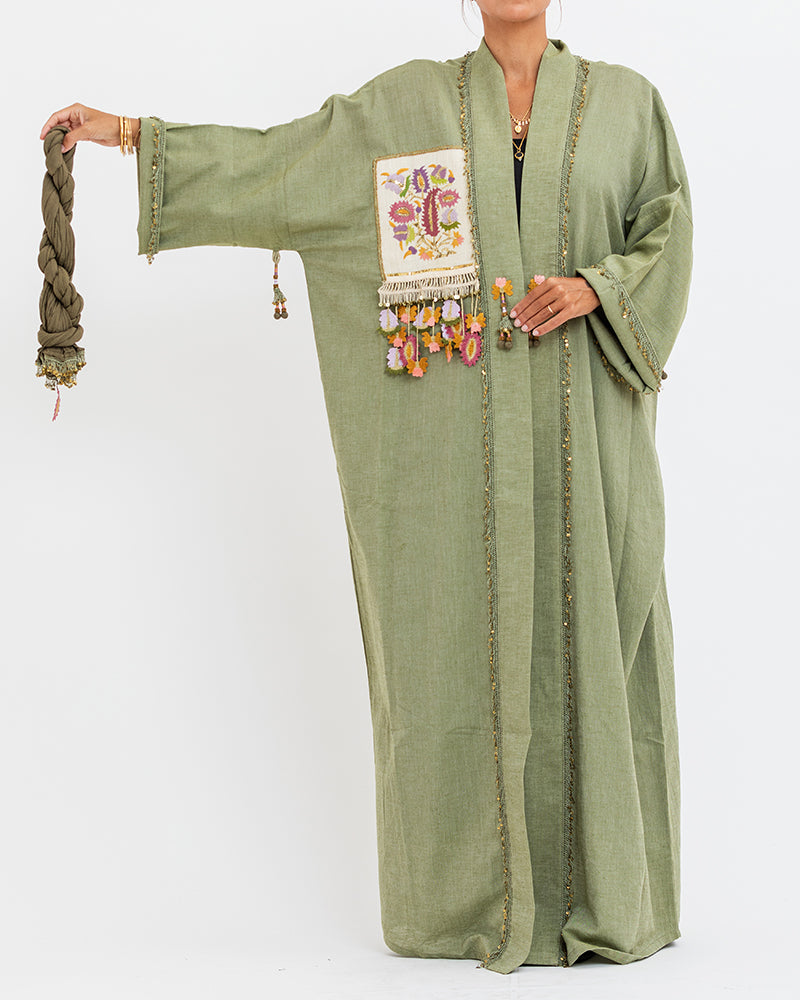 Antique Patch Kaftan 9