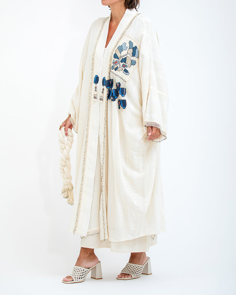 Antique Patch Kaftan Short 15