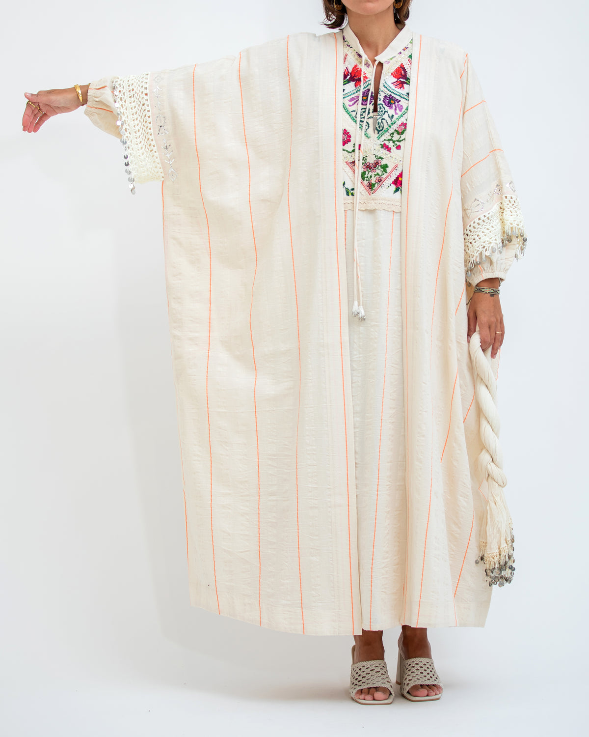 Sarma Midi Bisht & Dress Set 2