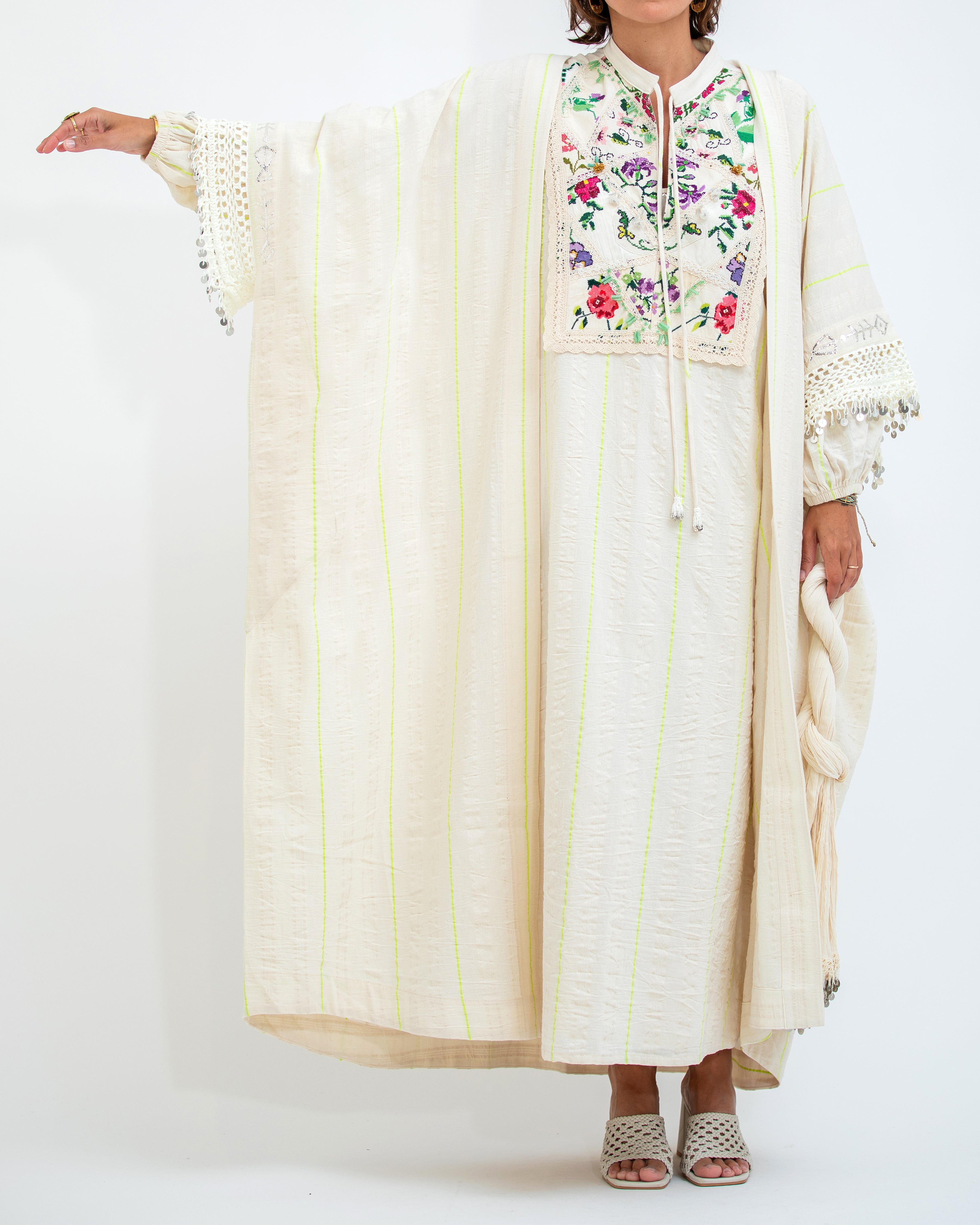 Sarma Midi Bisht & Dress Set 3