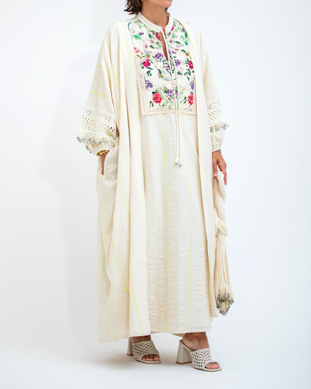 Sarma Midi Bisht & Dress Set 3