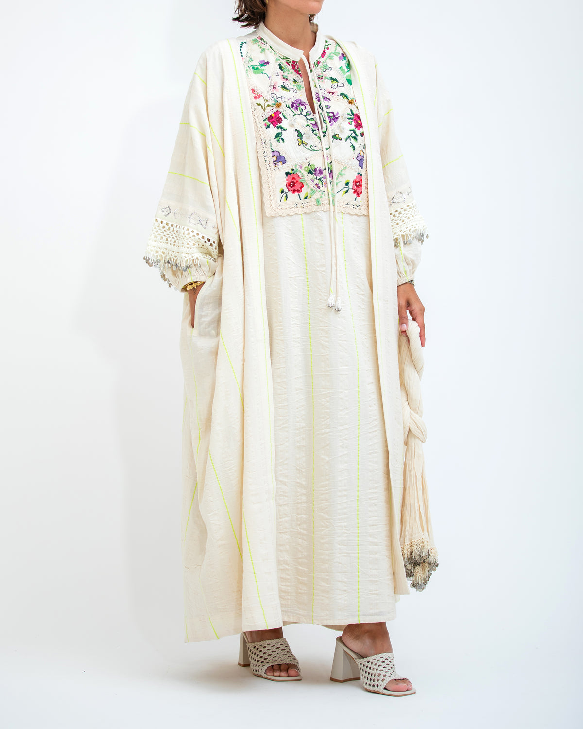 Sarma Midi Bisht & Dress Set 3